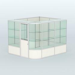 Павильон из профиля угловой №5б (5,5 кв.м), Белый