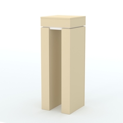 Подставка музейная "Коллекция" №10, Крем Вайс