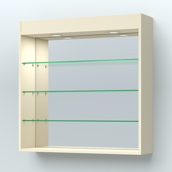 Витрина настенная "Фаберлинк", Крем Вайс