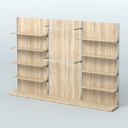 Система ЭЛЕГАНТ №5 пристенная с ДСП (3600 мм), Дуб Сонома