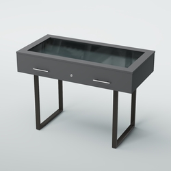 Витрина для музеев "Коллекция" №20 (под нумизматику), Темно-Серый