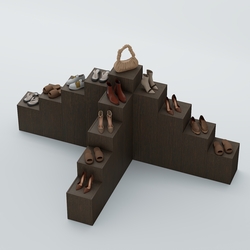 Демо-стенд Ступени Т-обр №4, Дуб Венге