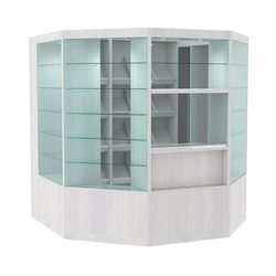 Павильон №1 из ДСП (4, 18 кв. м), Ясень Анкор светлый