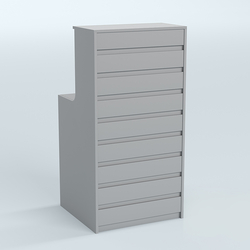 Ресепшен серии ПРАЙМ №2А, Серый