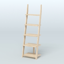 Торговая пристенная стойка ЛОФТ №1-650 малая, Дуб Сонома