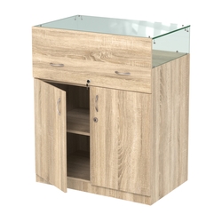 Истра прилавок ювелирный №2 (560мм), Дуб сонома