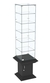 Витрина стаканчик с пятью полками прозрачная КОЛОСС №506 Черный