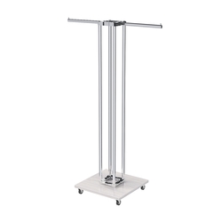 Торговое вешало для одежды двустороннее СТРЕЛА №1-1Ц-КПХ, Ясень Анкор светлый - U31104