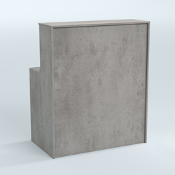 Ресепшен серии ПРАЙМ №1, Бетон Чикаго светло-серый F186 ST9