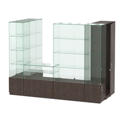 Павильон ИСТРА пристенный №4б (3, 64 кв.м), Дуб Венге