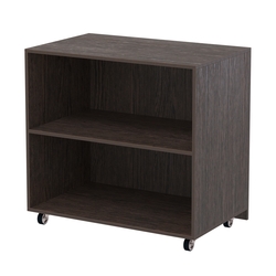 Недорогой прилавок на колесах под декоративные молдинги №ПДМ-16, Дуб Венге