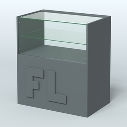 Прилавок "Фаберлинк" №4-800, Темно-Серый