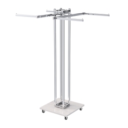 Торговое вешало для одежды двустороннее КОНТУР №K1-1Ц-КПХ, Ясень Анкор светлый - U31104