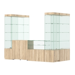 Павильон ИСТРА пристенный №7а (3, 64 кв.м), Дуб сонома