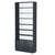Стеллаж из ДСП с 6-ю полками 300x900 мм серии LEVEL-6 №12-1 (З/C - СТЕКЛО) Антрацит