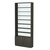 Стеллаж из ДСП с 7-ю полками 250x900 мм серии LEVEL-7 №11-1 (З/C - СТЕКЛО) Черный