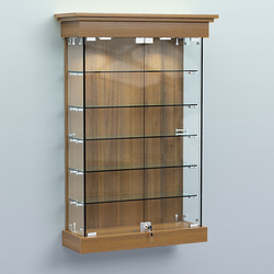 Витрина для музеев "Коллекция" настенная №1-5, Орех