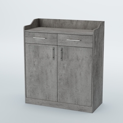 Стойка официанта "Бармен" №6, Бетон Чикаго светло-серый F186 ST9