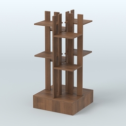 Стойка цветочница №3, Орех