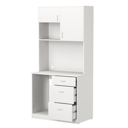 Офисная мини-кухня ПРАКТИК №3, Белый