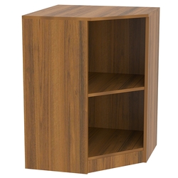 Угловой офисный стеллаж ВЕКТОР СУ-11, Орех