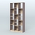 Стеллаж из ДСП серии ЛОФТ №10-2 (зеркальное отражение - Z) с полками ДСП Ясень Анкор темный и Дуб Сонома