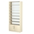 Стеллаж из ДСП с 7-ю полками 400x900 мм серии LEVEL-7 №14-1 (З/C - СТЕКЛО) Крем Вайс