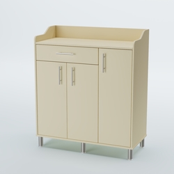 Стойка официанта "Бармен" №7-Н на ножках, Крем Вайс