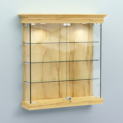 Витрина для музеев "Коллекция" настенная №2-3, Дуб Золотистый
