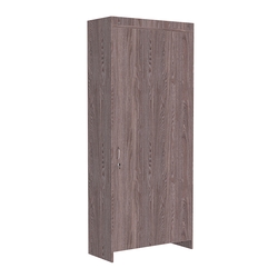 Дверной блок без нижней платформы №1А, Ясень Анкор темный