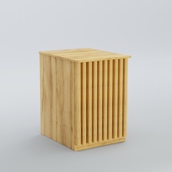 Ресепшен - стол узкий серии ВЕРТИКАЛЬ №9, Дуб Золотистый