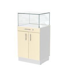 Прилавок ювелирный "Диаманд" №1-600, Серый + Крем Вайс