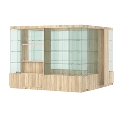 Павильон ИСТРА островной №4а (7, 29 кв.м), Дуб сонома