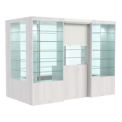 Островной павильон №5-5П (4,05 кв.м), Ясень Анкор светлый