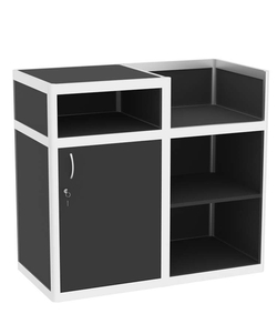 Прилавок под кассу из профиля №1  (закрытый), Черный