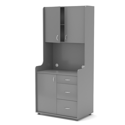 Офисная мини-кухня ЭЛЕГИЯ №3, Темно-Серый