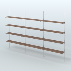 Neo Fix №9 с полками ДСП (3600 мм), Орех