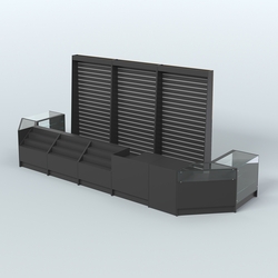 Торговый Островок "Эконом" №5 (9, 72 кв.м), Черный