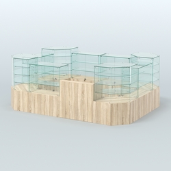 Павильон ИСТРА в центр зала №10а (закрытый) (8, 32 кв.м), Дуб Сонома