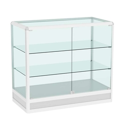 Прилавок из профиля прямоугольный №4 (закрытый), Серый