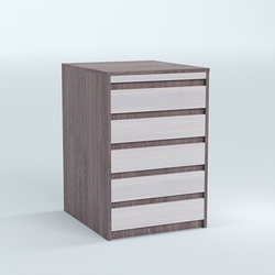 Стол-ресепшен серии ПРАЙМ №2А, Ясень Анкор темный + Ясень Анкор светлый