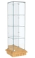 Витрина на подиуме ЗИККУРАТ №3 Дуб Золотистый