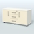 Тумба приставная Брента, цвет белый Белый + Крем Вайс
