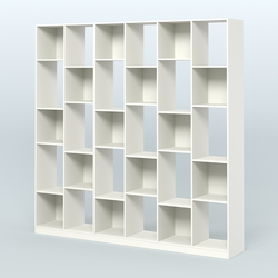 Стеллаж из ДСП серии ЛОФТ №16-1, Белый