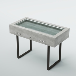 Витрина для музеев "Коллекция" №20-П с подсветкой (под нумизматику), Метрополитан Грей