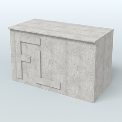 Ресепшн-стол "Фаберлинк" , Метрополитан Грей