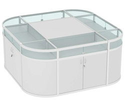 Прилавок-остров №2 (4 кв.м), Серый