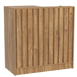 Прилавок под кассу серии "Смок" №3, Дуб канзас коричневый Н1113 ST10