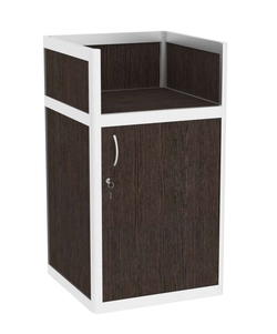 Прилавок под кассу из профиля №6 (закрытый), Дуб Венге