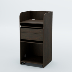 Стойка официанта "Бармен" №3 передвижная, Дуб Венге